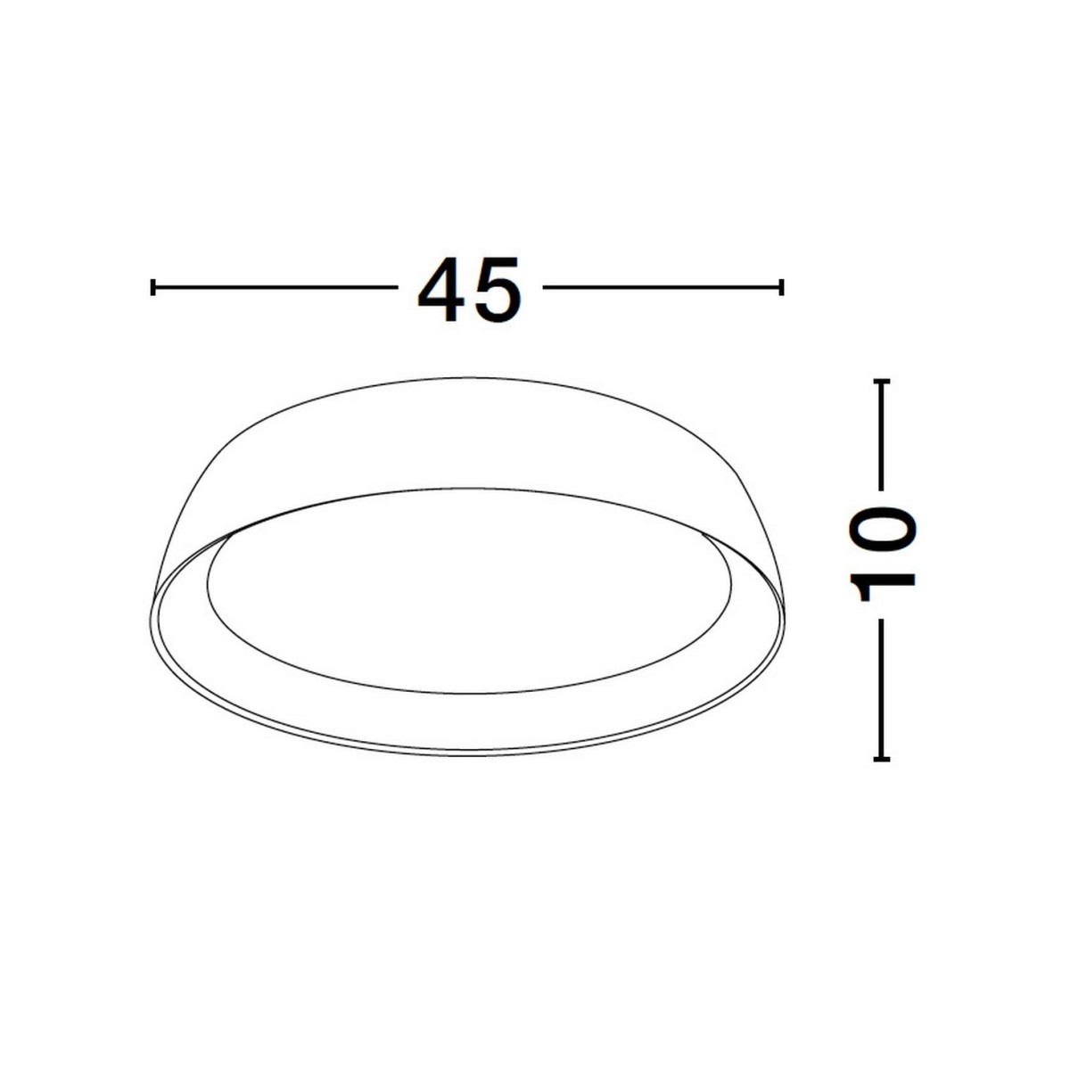 awangardowy plafon na sufit Luces Exclusivas CARACOLLO LE44811