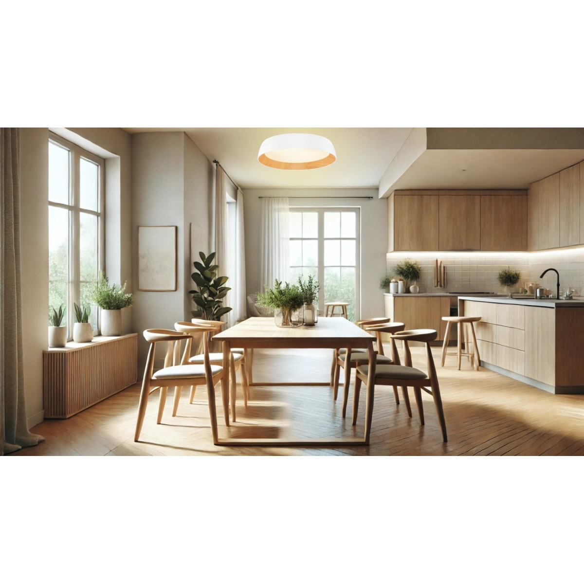 futurystyczny plafon na sufit Luces Exclusivas CARACOLLO LE44812