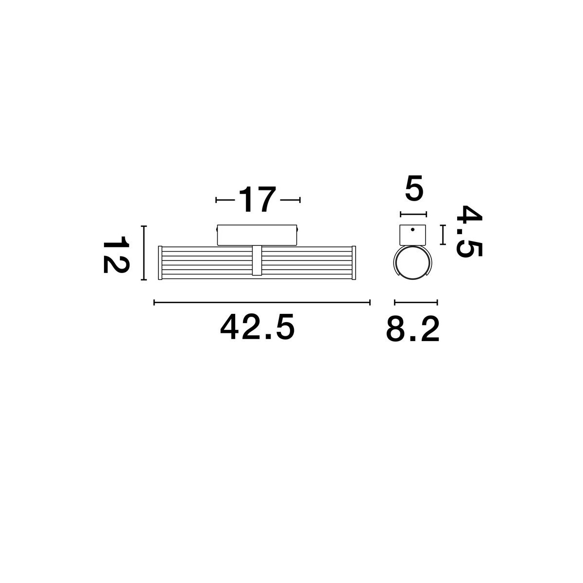 Piękny kinkiet Luces Exclusivas CASTELLI LE44936