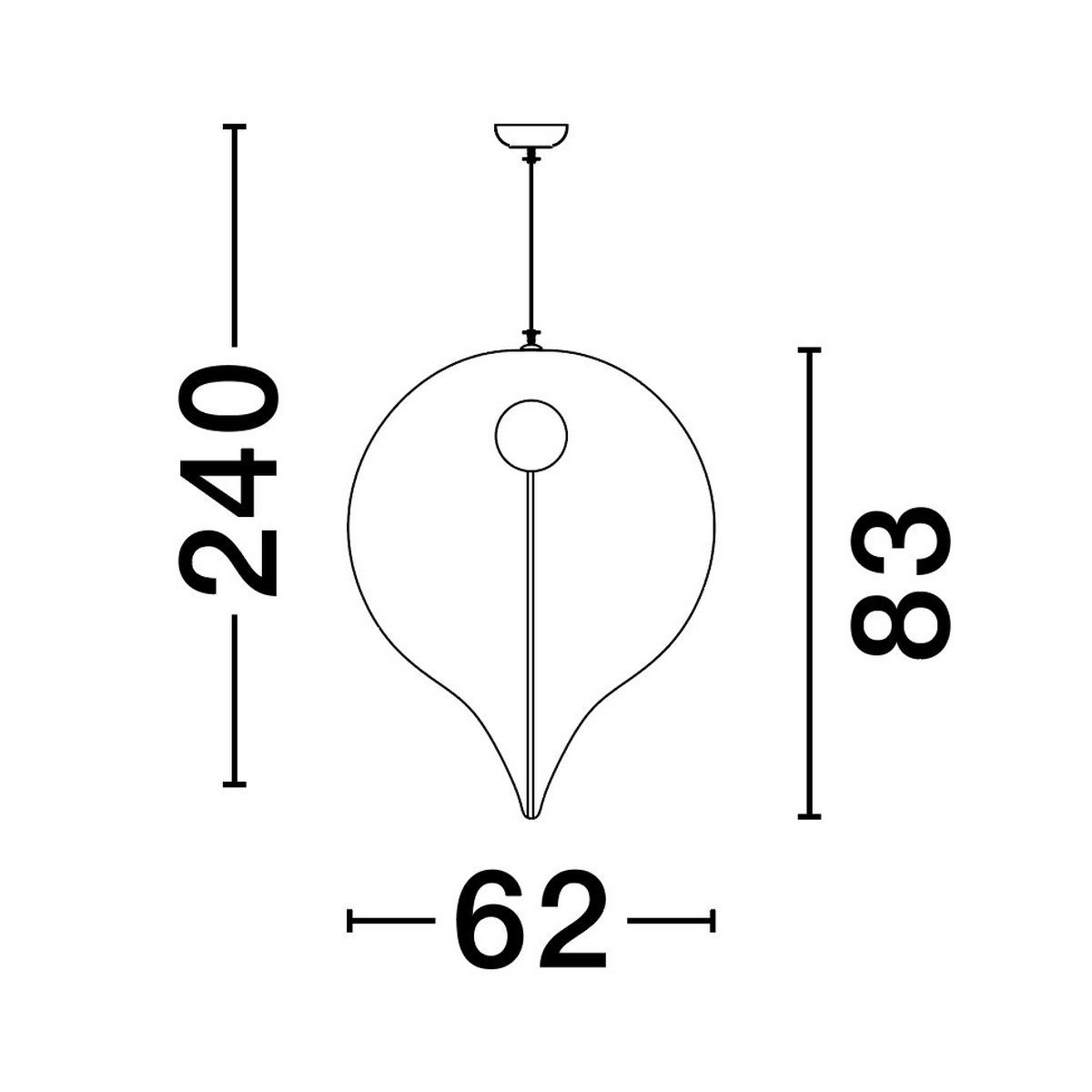 luksusowa lampa wisząca Luces Exclusivas CHANCAY LE44598