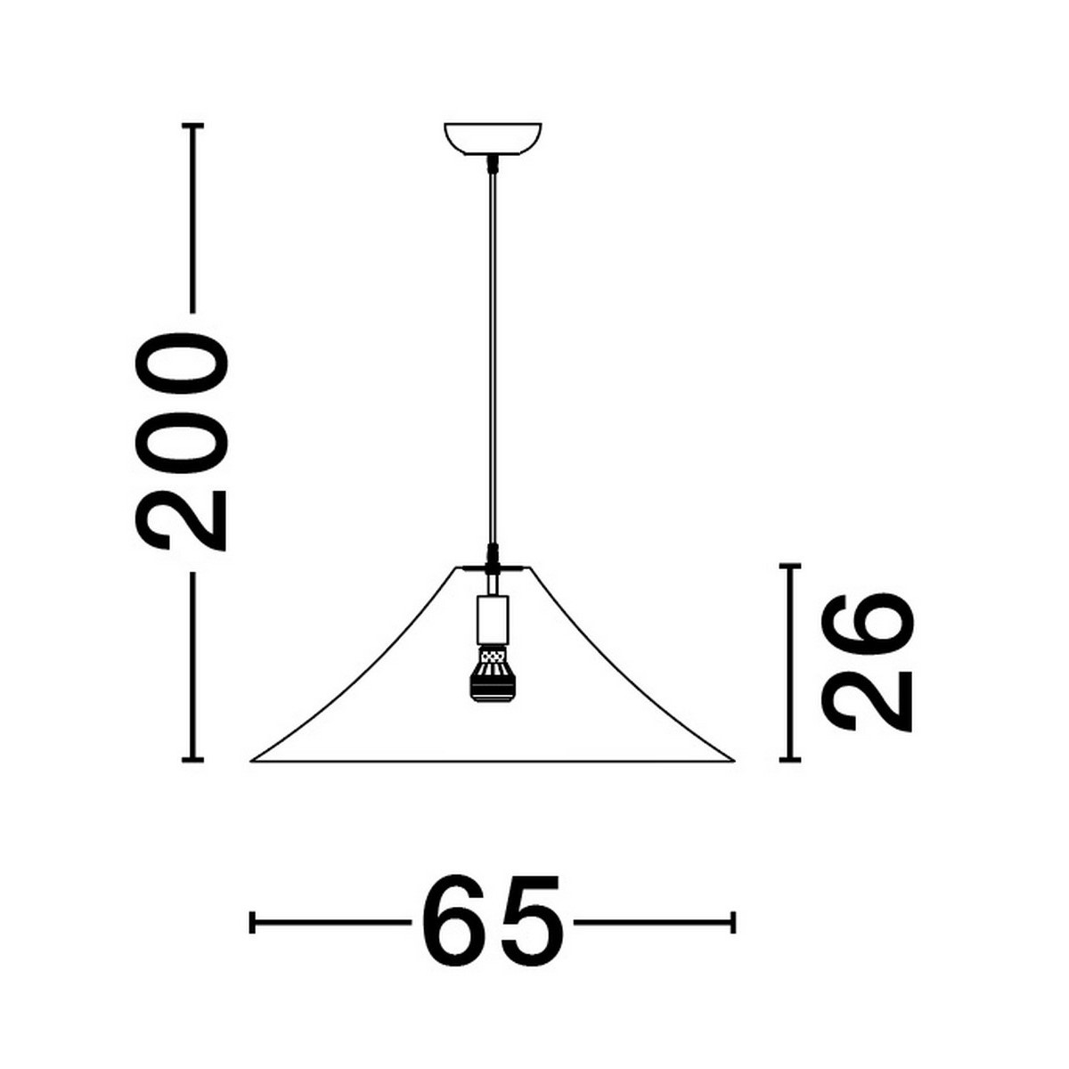 jedyna w swoim rodzaju lampa wisząca Luces Exclusivas CHANCAY LE44599