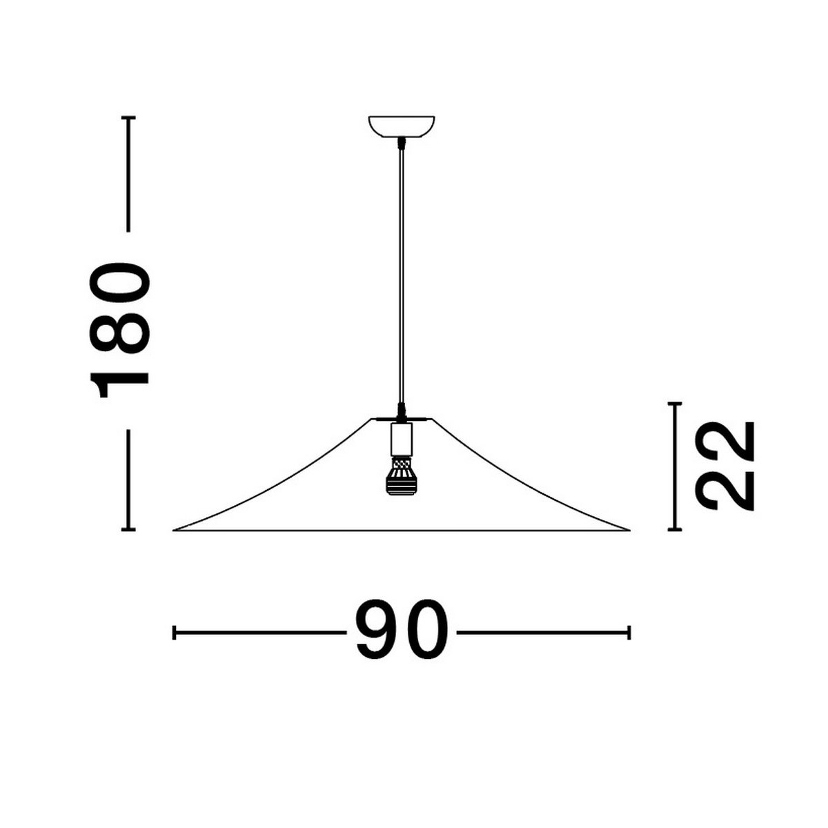 innowacyjna lampa wisząca Luces Exclusivas CHANCAY LE44600