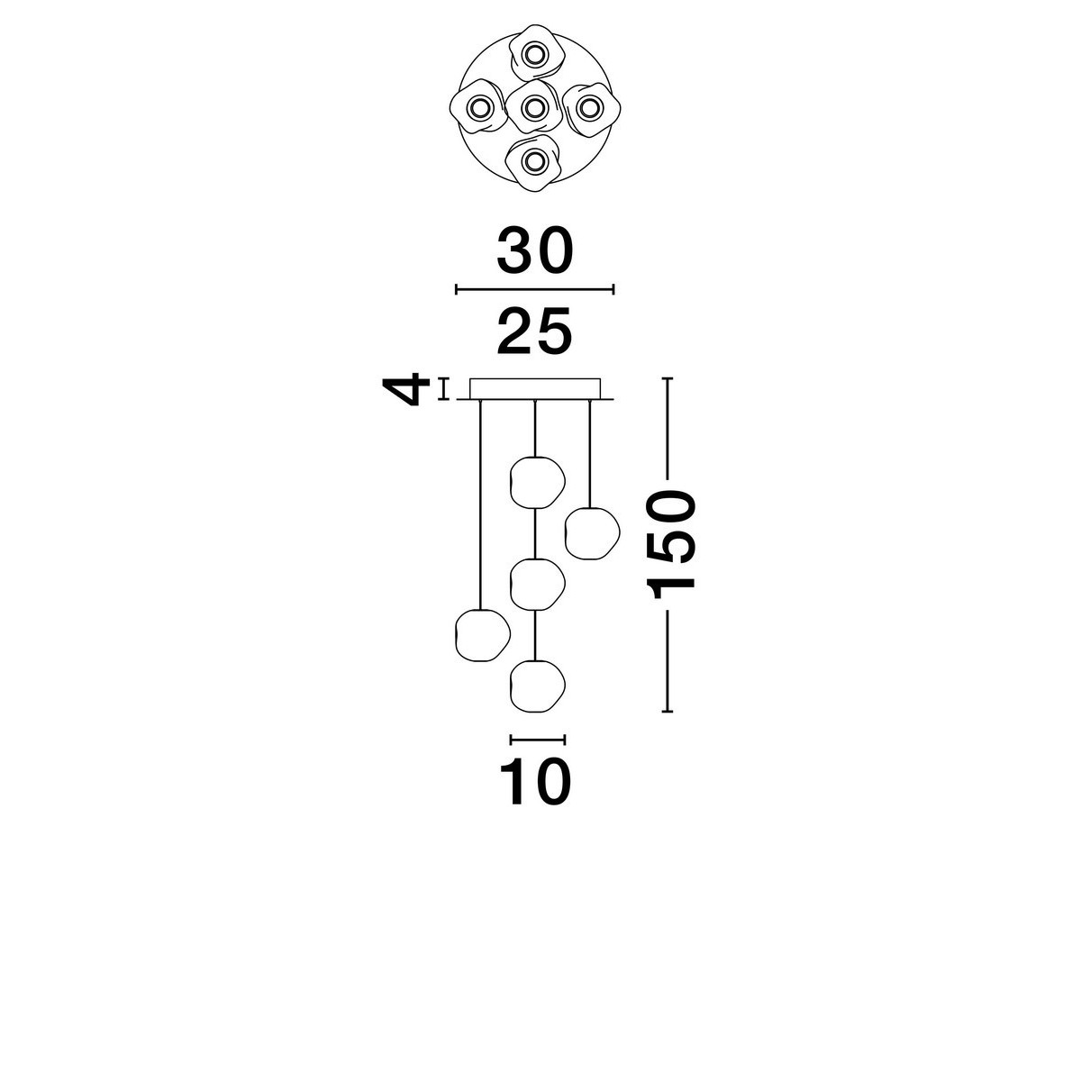 wykwintna lampa wisząca Luces Exclusivas CHEPEN LE44642