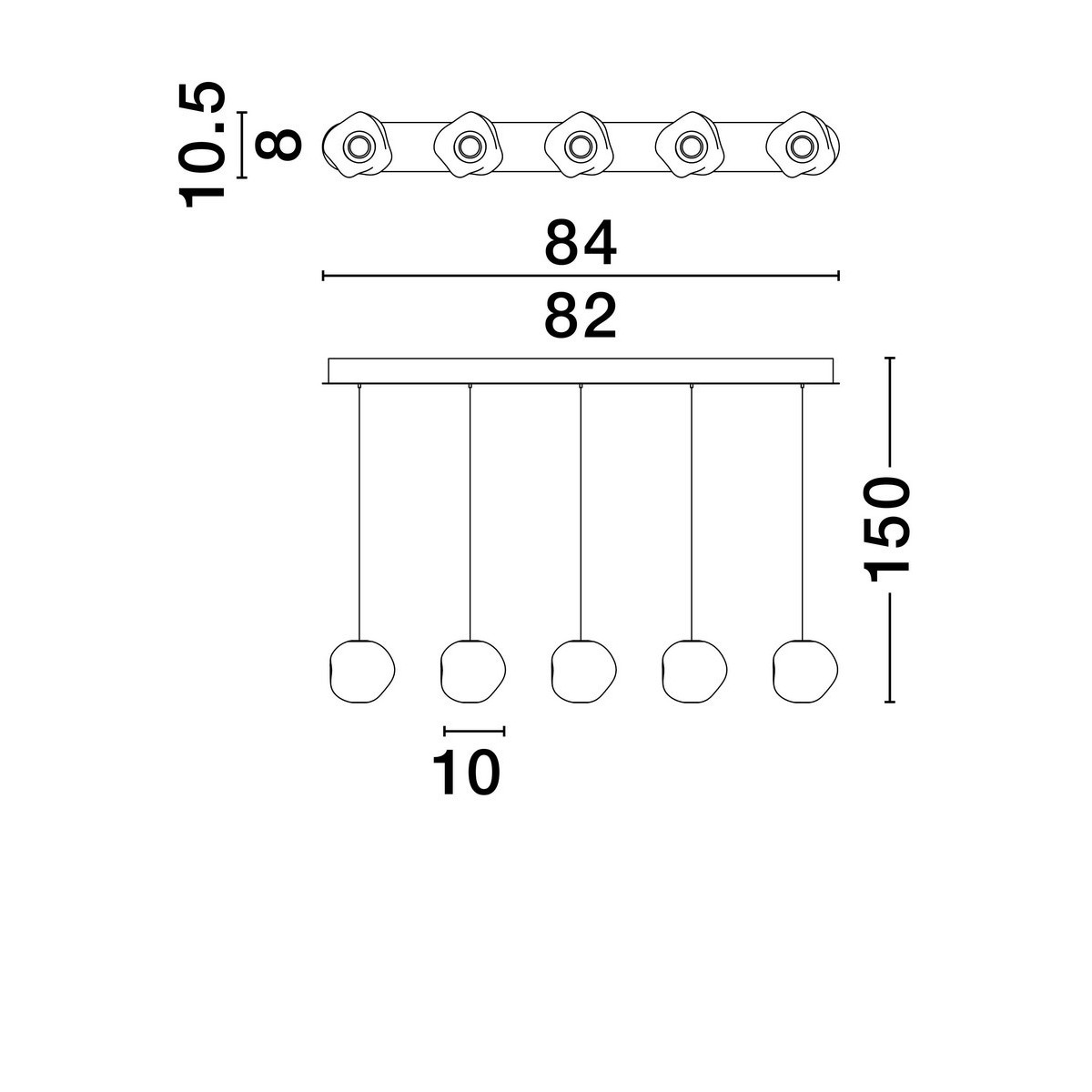 wybitna lampa wisząca Luces Exclusivas CHEPEN LE44644