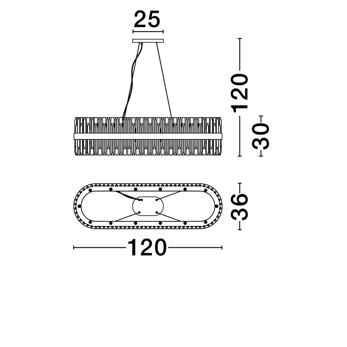 stylowa lampa wisząca Luces Exclusivas CHOLULA LE44724