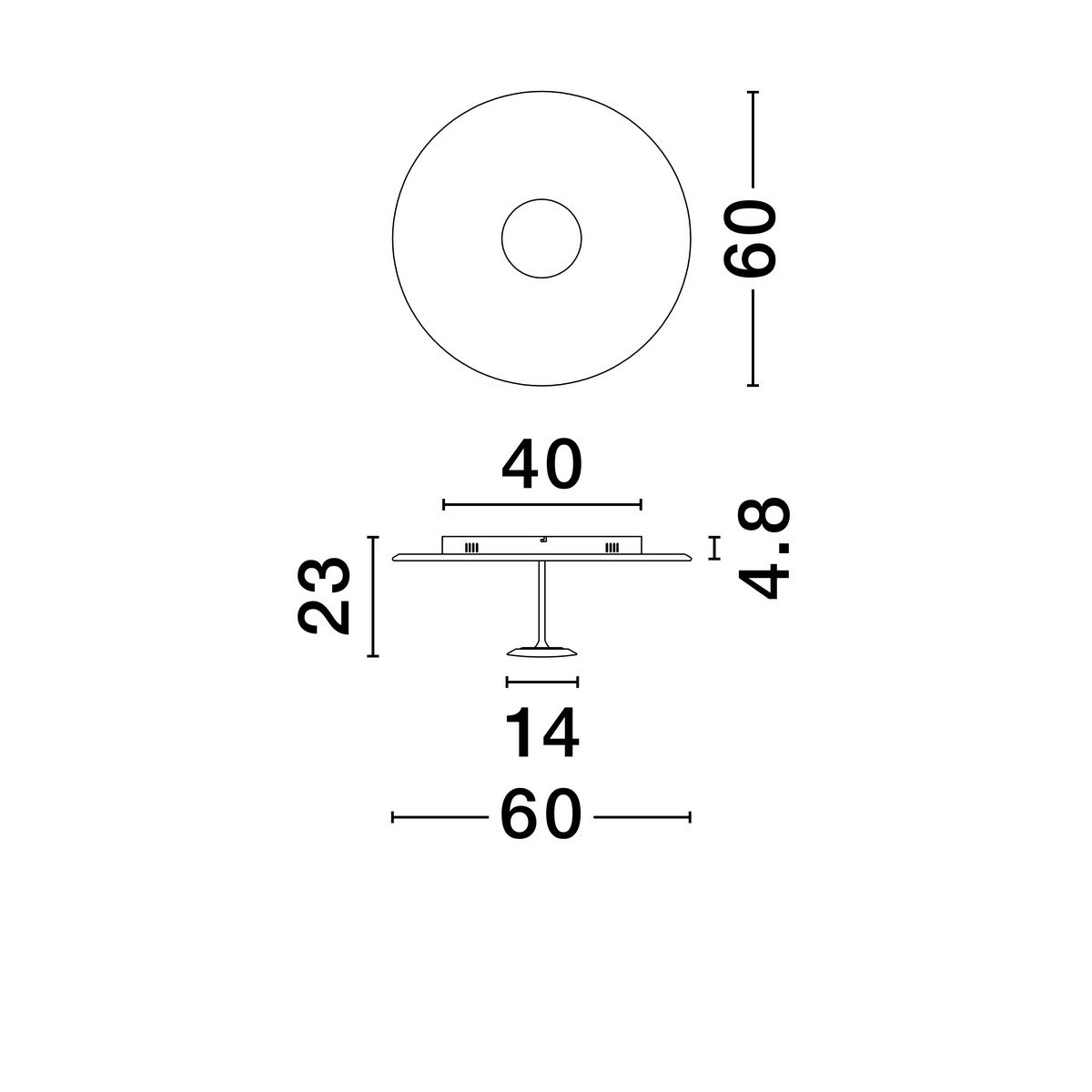 luksusowa lampa przysufitowa Luces Exclusivas COLCHANI LE44666