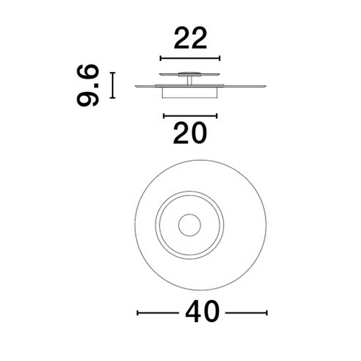 gustowny plafon na sufit Luces Exclusivas HUARAL LE44441