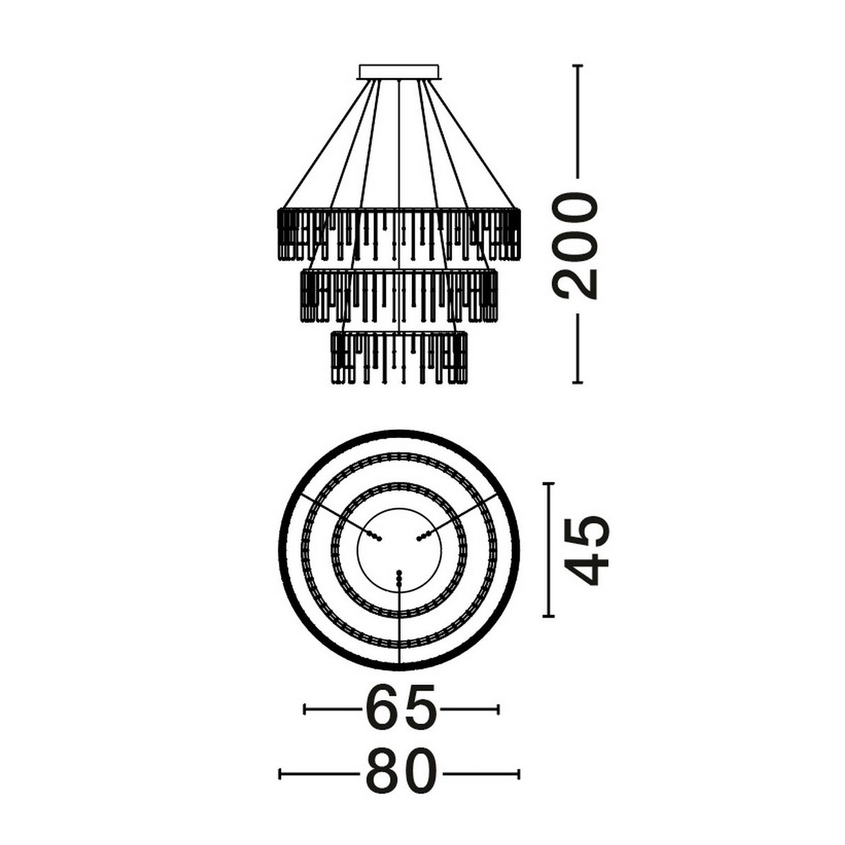 nieprzeciętna lampa wisząca Luces Exclusivas HUARAZ LE44445
