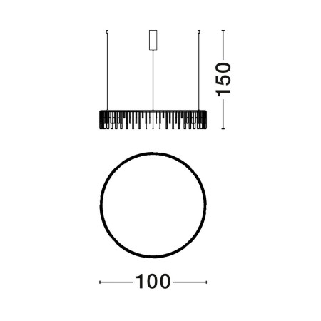 gustowna lampa wisząca Luces Exclusivas HUARAZ LE44452