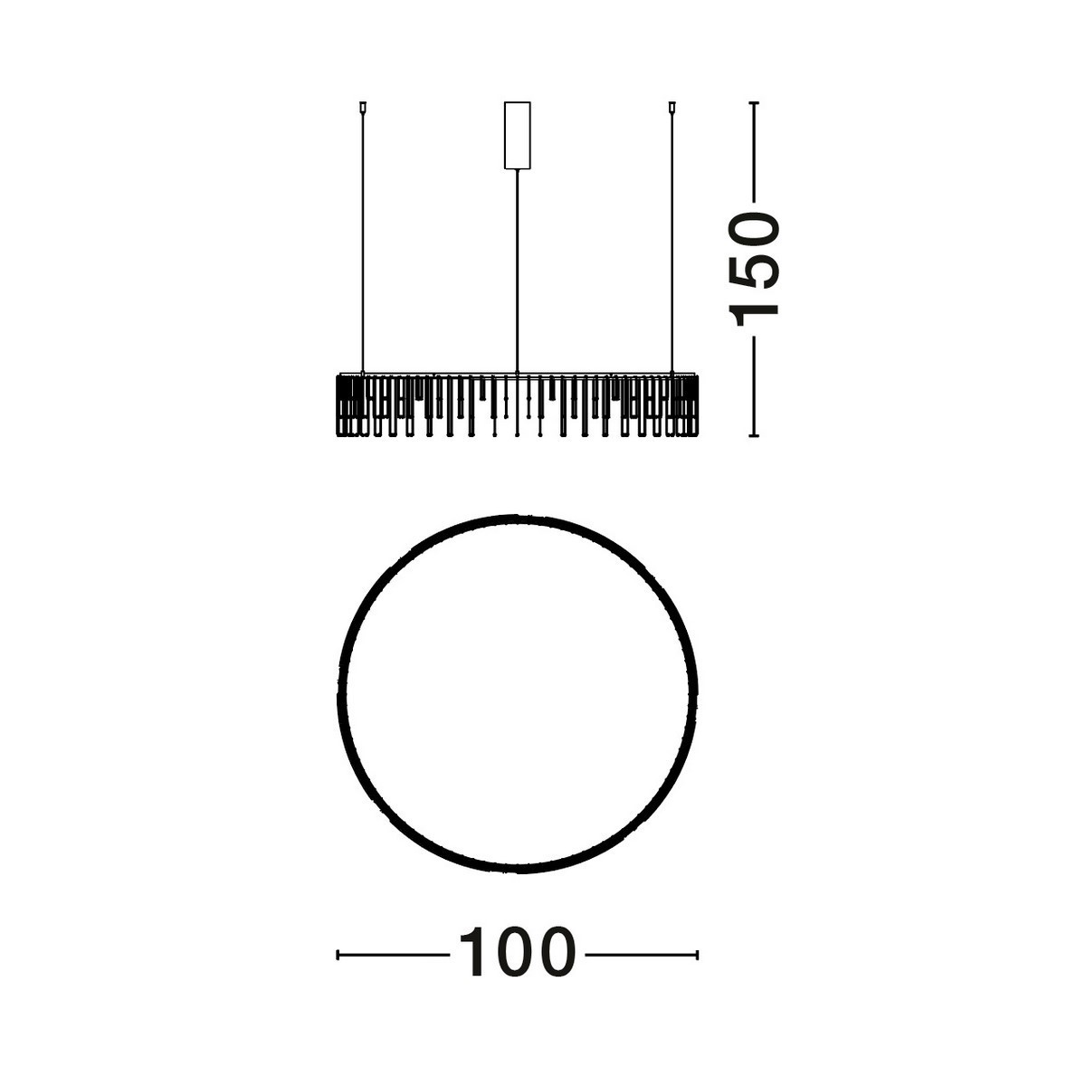 gustowna lampa wisząca Luces Exclusivas HUARAZ LE44452