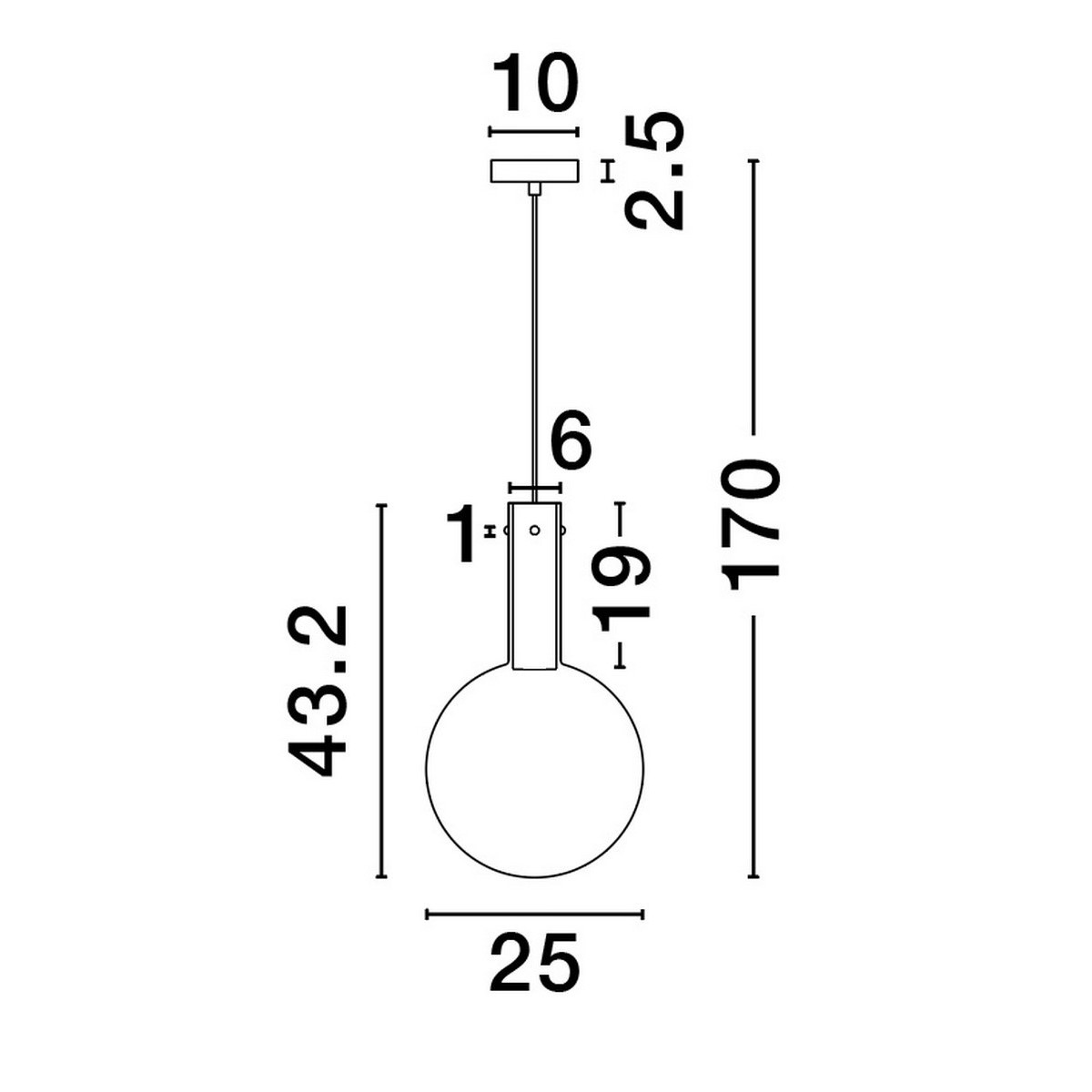 wykwintna lampa wisząca Luces Exclusivas JAVIER LE44479