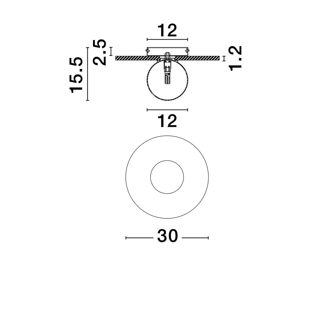 piękna lampa przysufitowa Luces Exclusivas JUANJUI LE44851