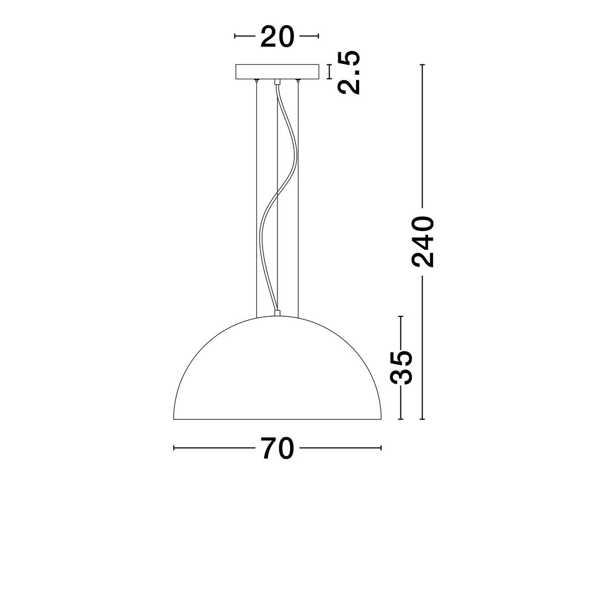 nieprzeciętna lampa wisząca Luces Exclusivas JULIACA LE44857