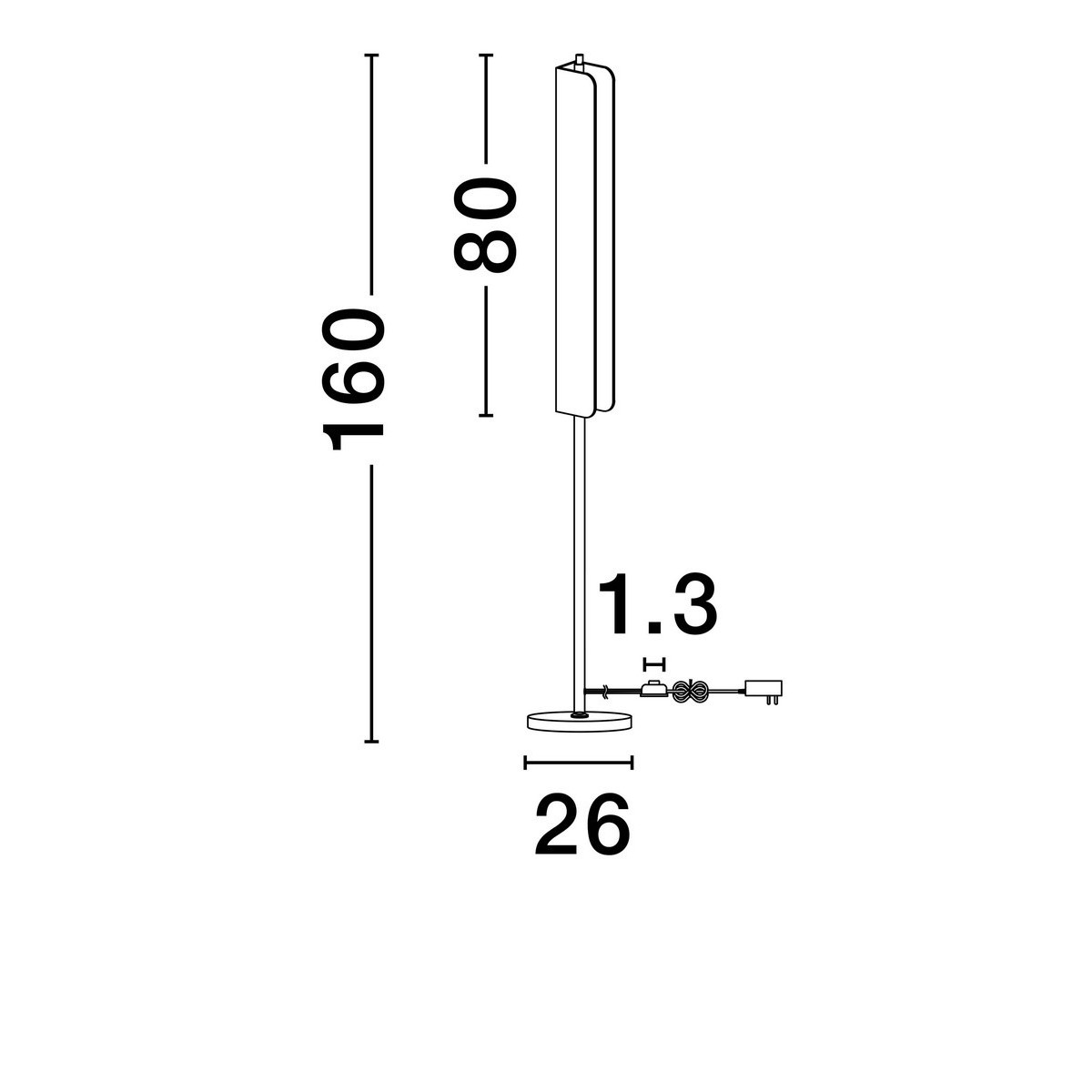 gustowna lampa stojąca Luces Exclusivas MAIRANA LE44620
