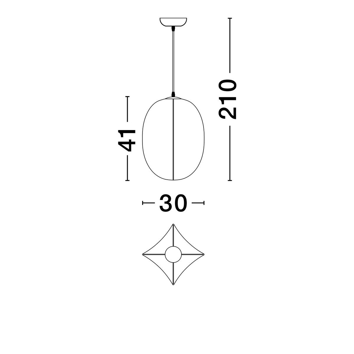 elitarna lampa wisząca Luces Exclusivas MAPIRI LE44746
