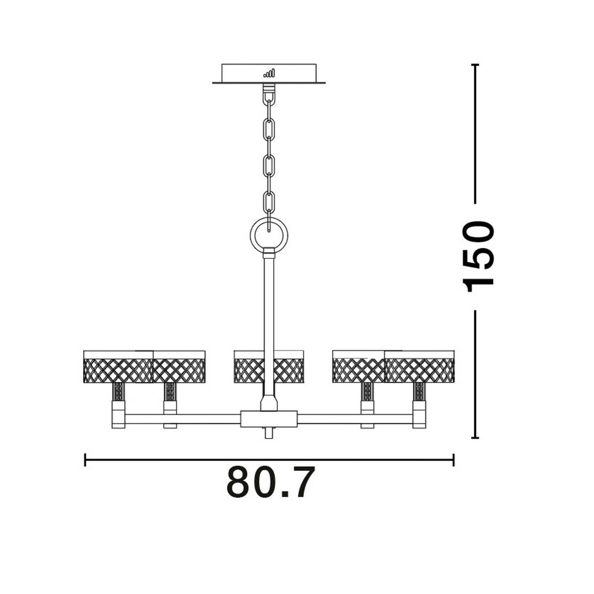 wyszukana lampa wisząca Luces Exclusivas MINEROS LE44586