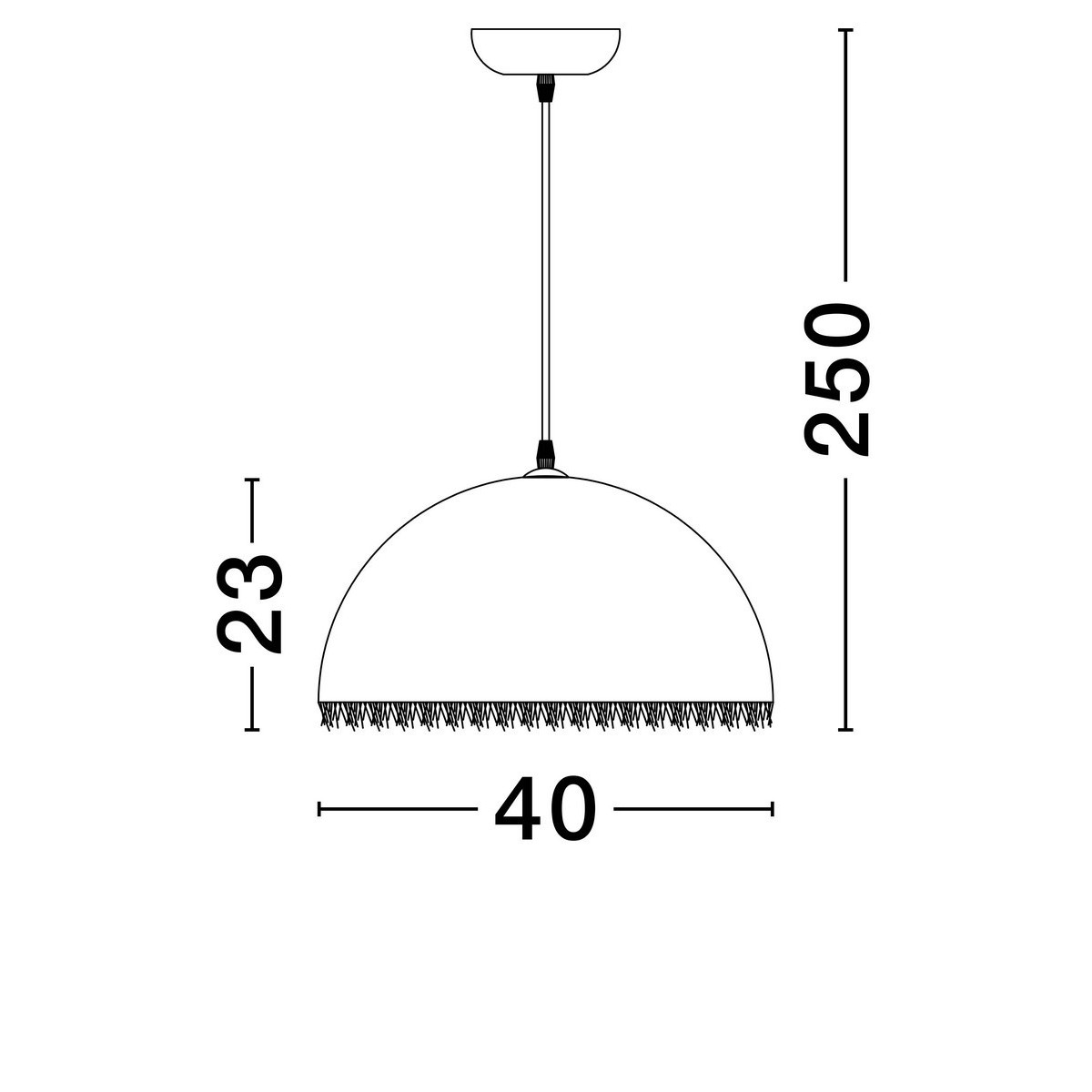 wyjątkowa lampa wisząca Luces Exclusivas MIZQUE LE44748