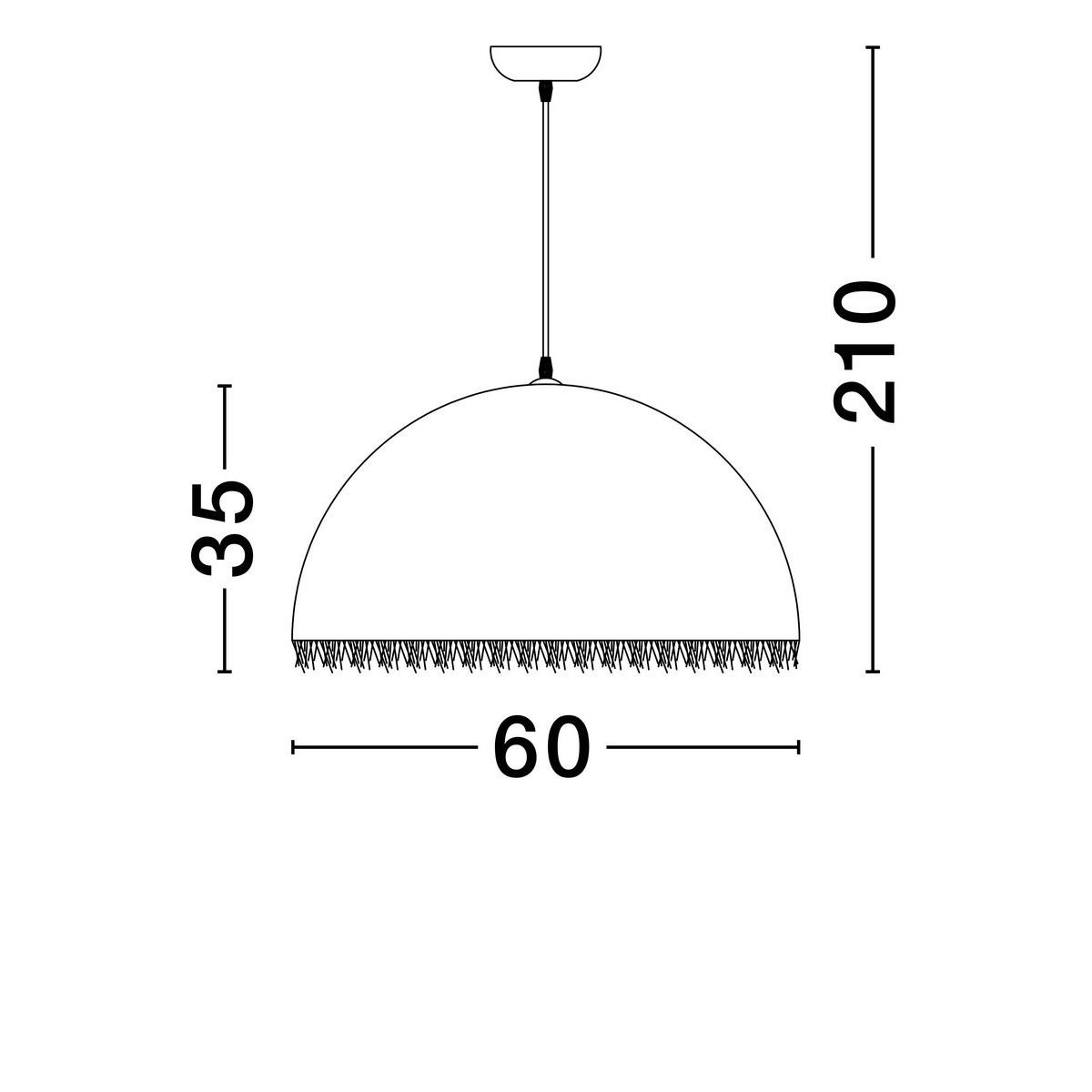 wybitna lampa wisząca Luces Exclusivas MIZQUE LE44749