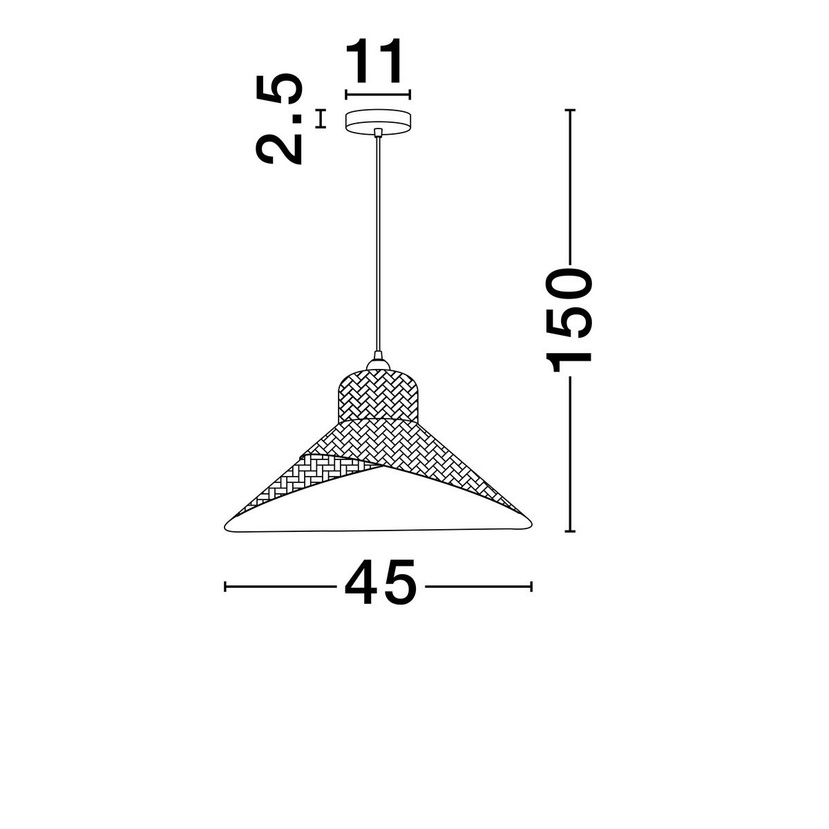 współczesna lampa wisząca Luces Exclusivas MONSEFU LE44859