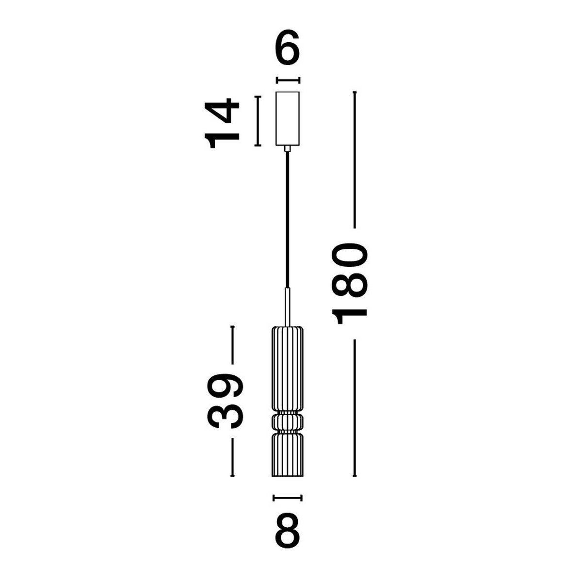 unikalna lampa wisząca Luces Exclusivas MONTERO LE44590