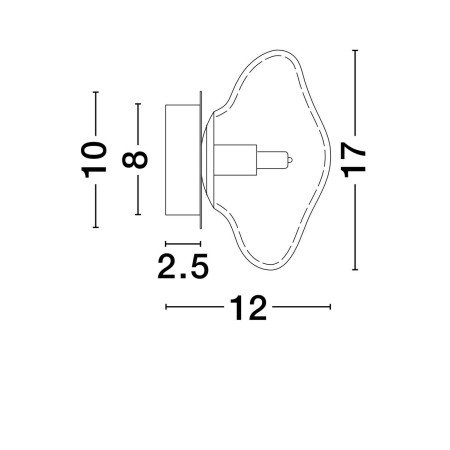 wspaniały kinkiet Luces Exclusivas NAYARIT LE44931