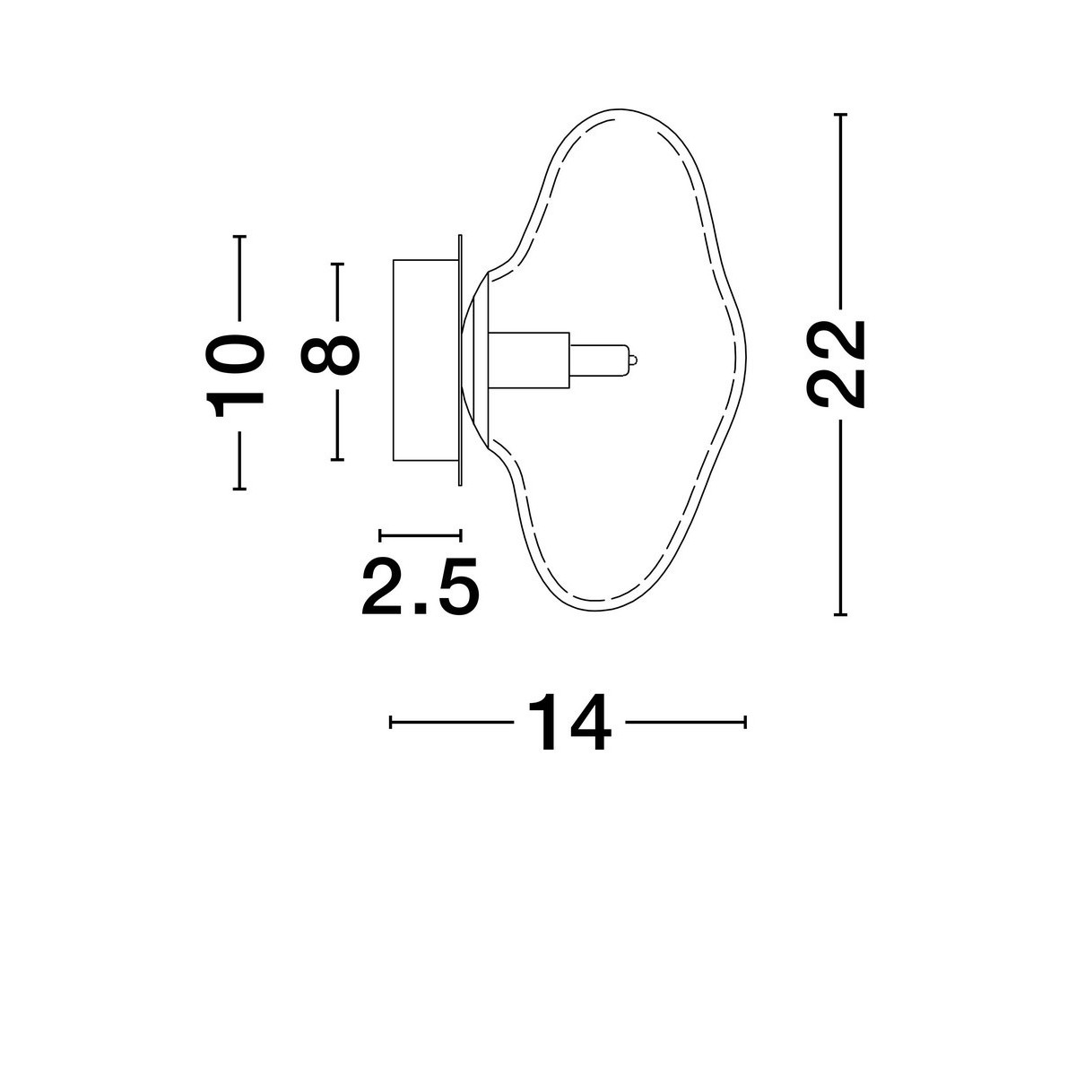 olśniewający kinkiet Luces Exclusivas NAYARIT LE44932