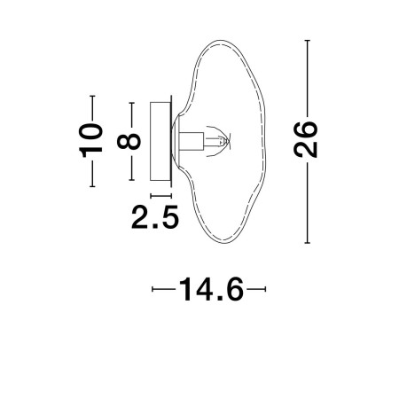 zachwycający kinkiet Luces Exclusivas NAYARIT LE44933