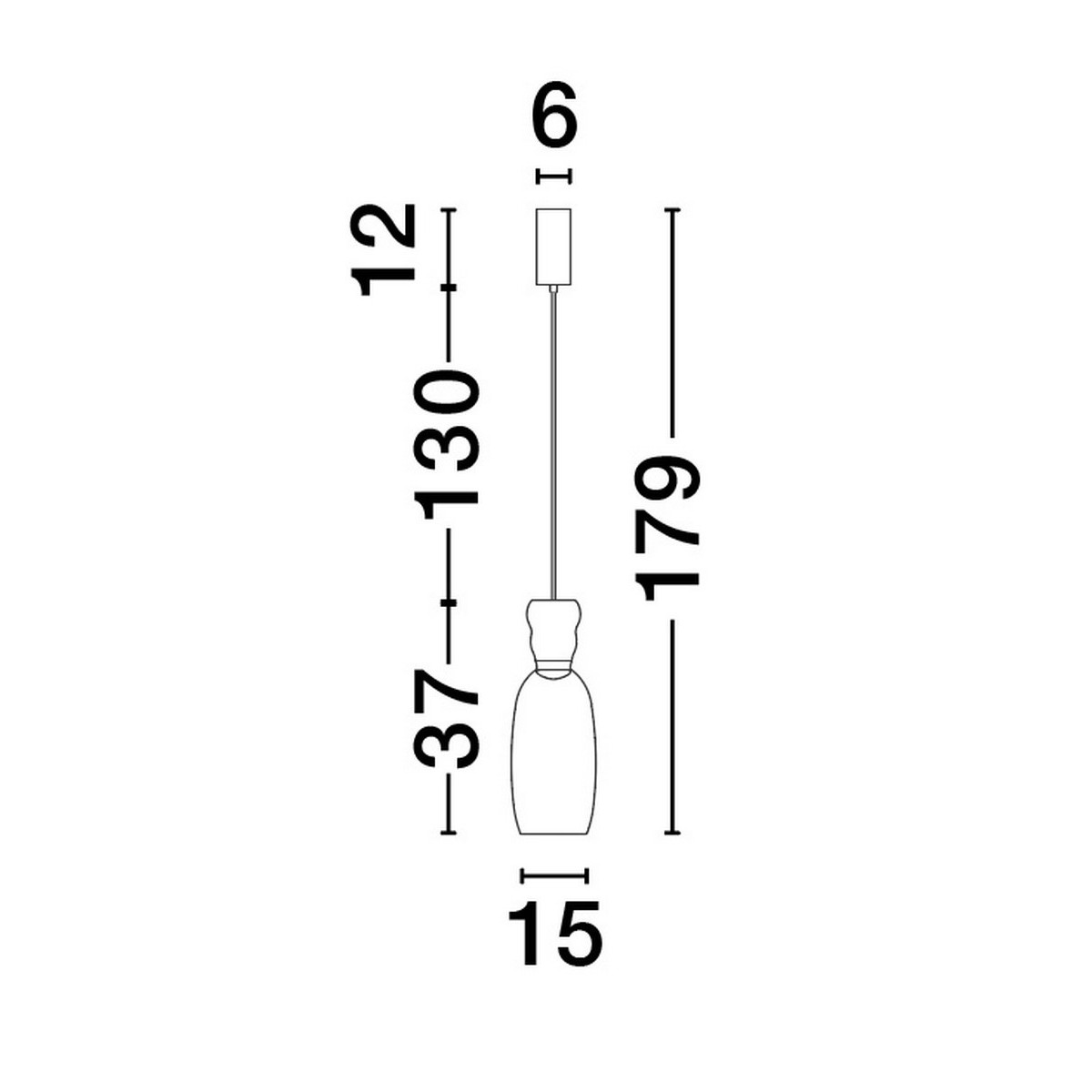 postępowa lampa wisząca Luces Exclusivas PERENE LE44463