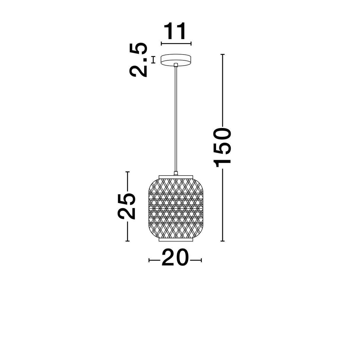 innowacyjna lampa wisząca Luces Exclusivas POMALCA LE44860