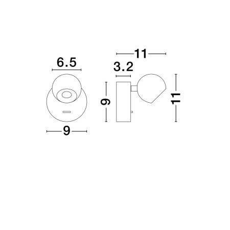 innowacyjny kinkiet Luces Exclusivas PUCARANI LE44684