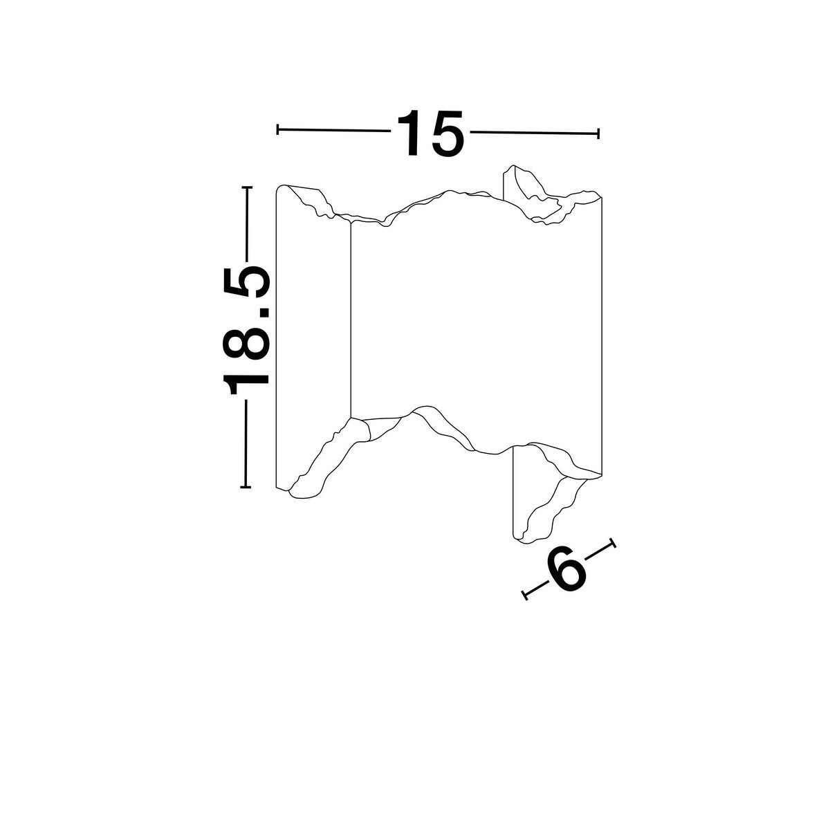 współczesny kinkiet Luces Exclusivas QUIME LE44712