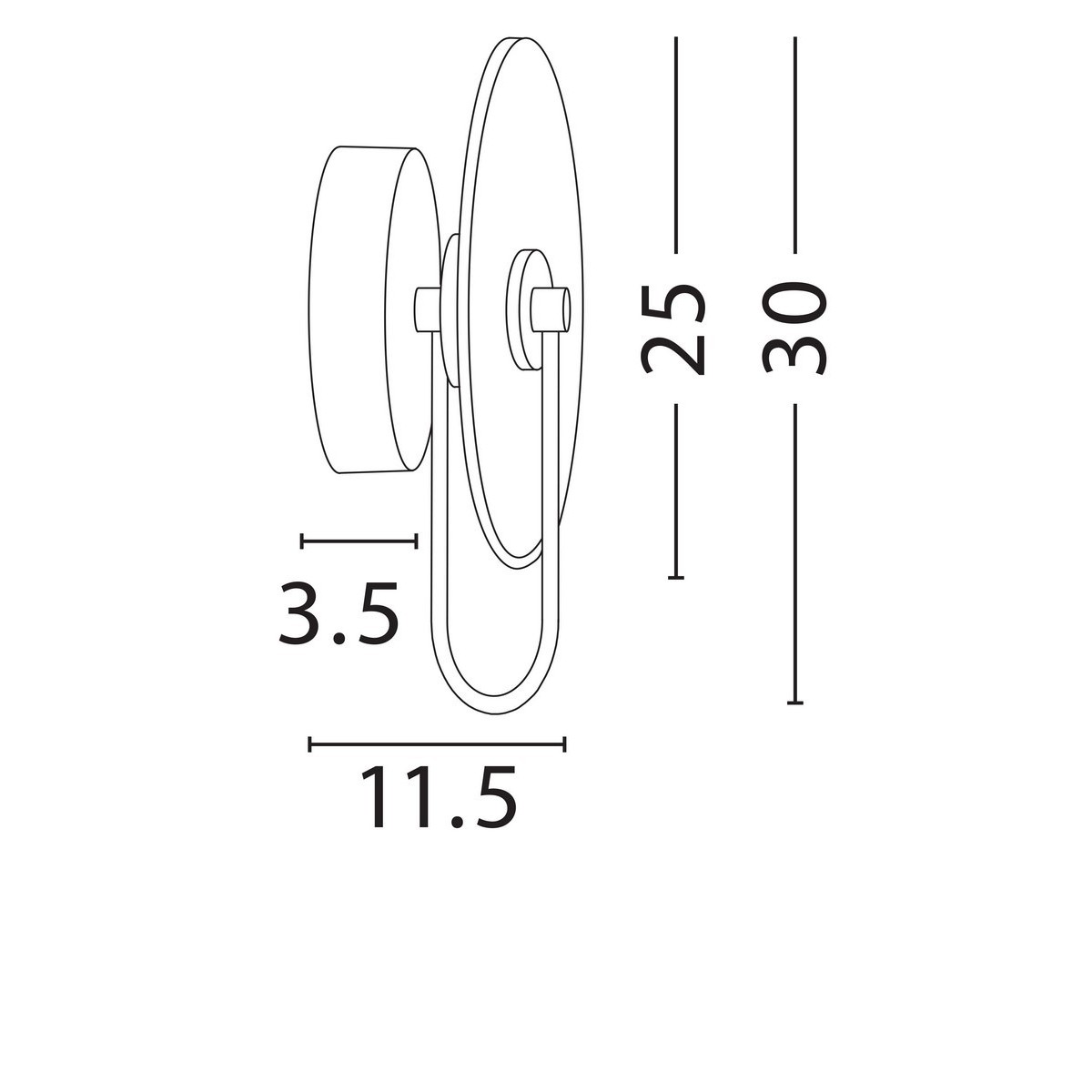 niezwykły kinkiet Luces Exclusivas SAIPINA LE44623