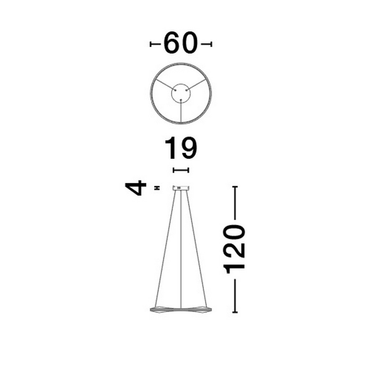 wyjątkowa lampa wisząca Luces Exclusivas SATIPO LE44470