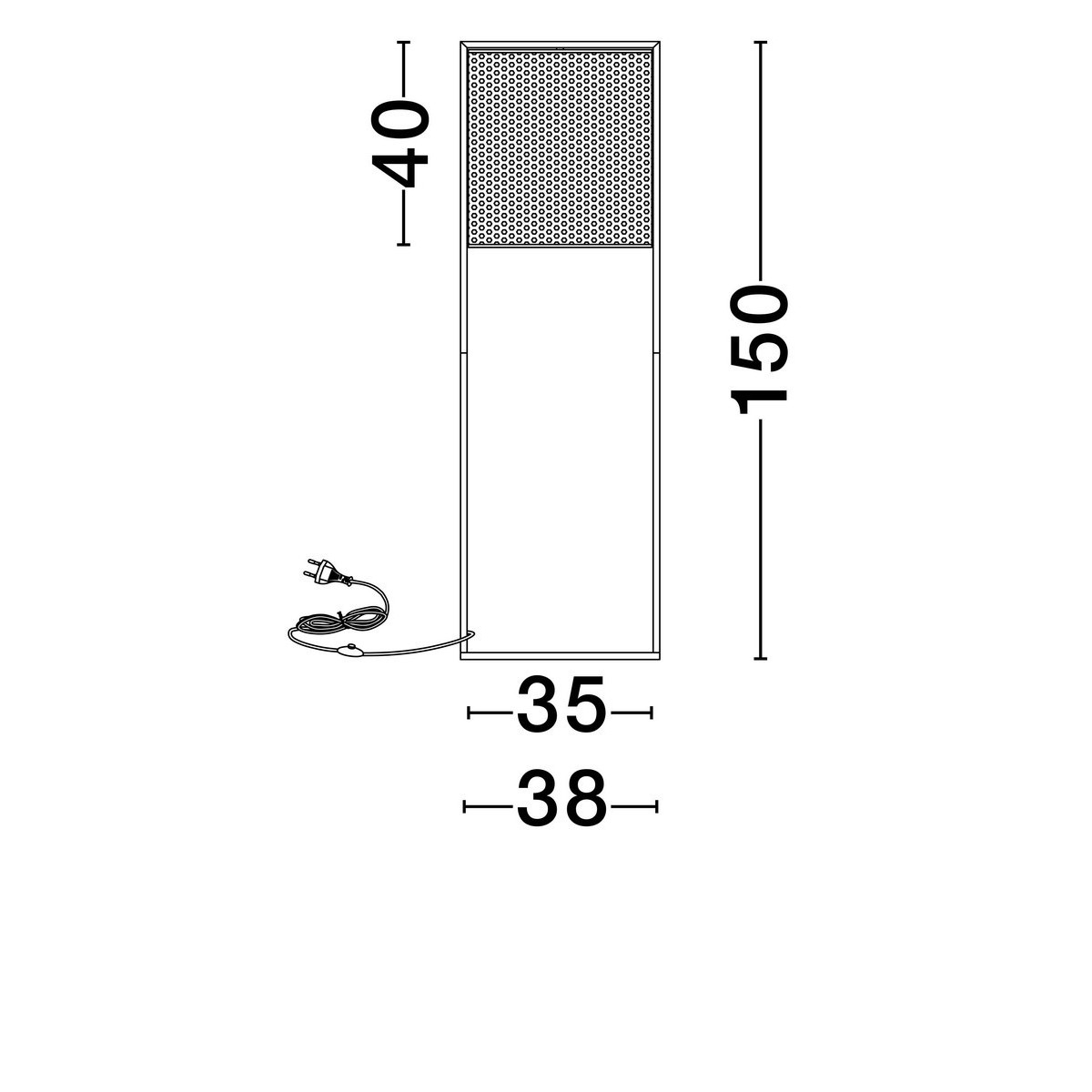 wspaniała lampa stojąca Luces Exclusivas SECHURA LE44864