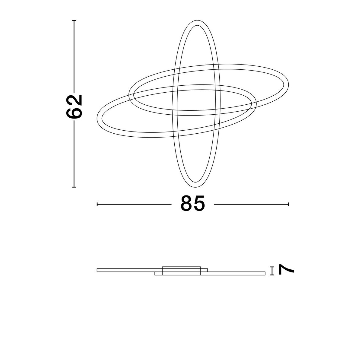urokliwa lampa przysufitowa Luces Exclusivas SICUANI LE44868