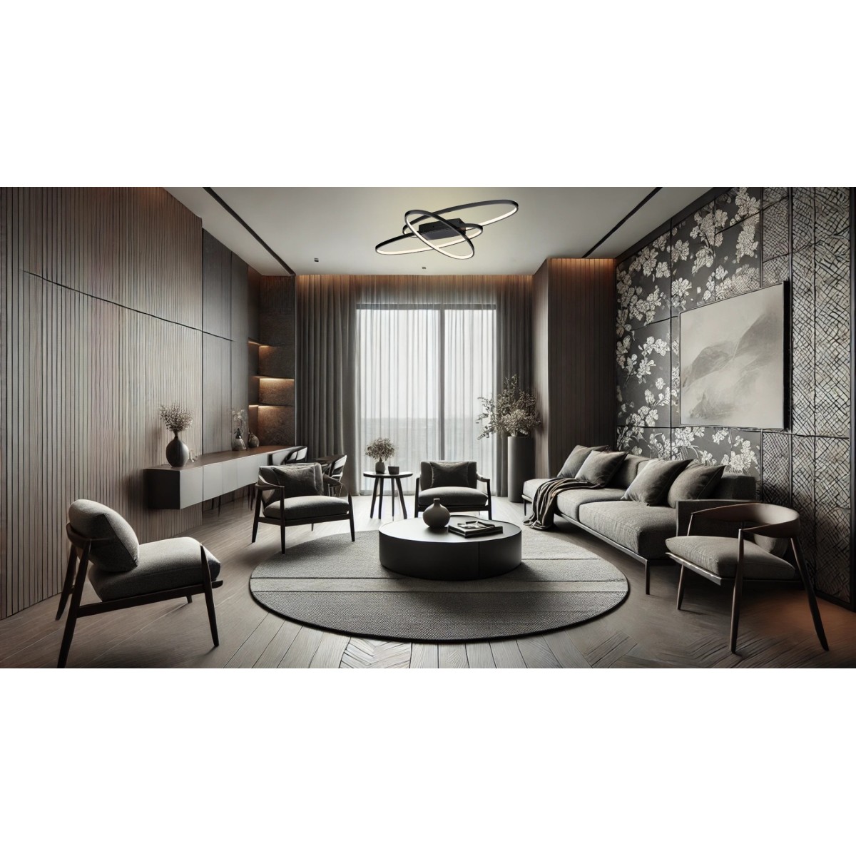 urokliwa lampa przysufitowa Luces Exclusivas SICUANI LE44868