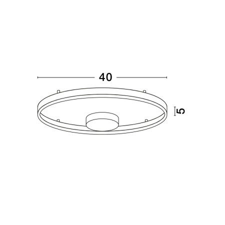 luksusowy plafon na sufit Luces Exclusivas SULLANA LE44870