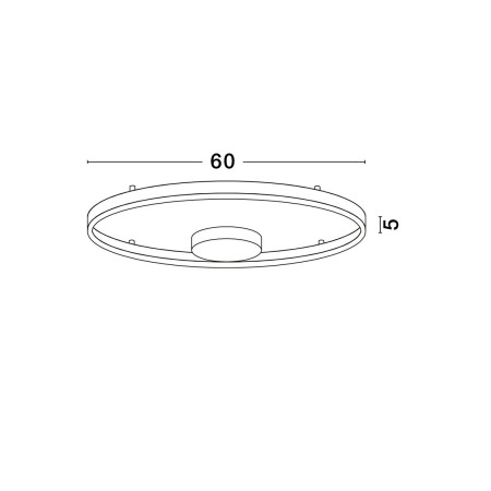 oryginalny plafon na sufit Luces Exclusivas SULLANA LE44872