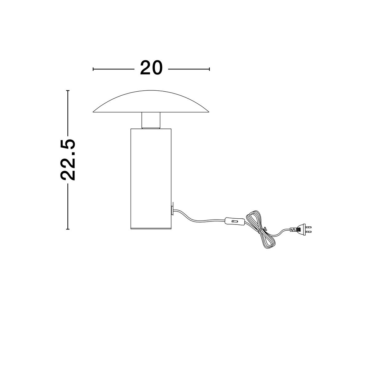 gustowna lampa stołowa Luces Exclusivas TEJERIAS LE44959