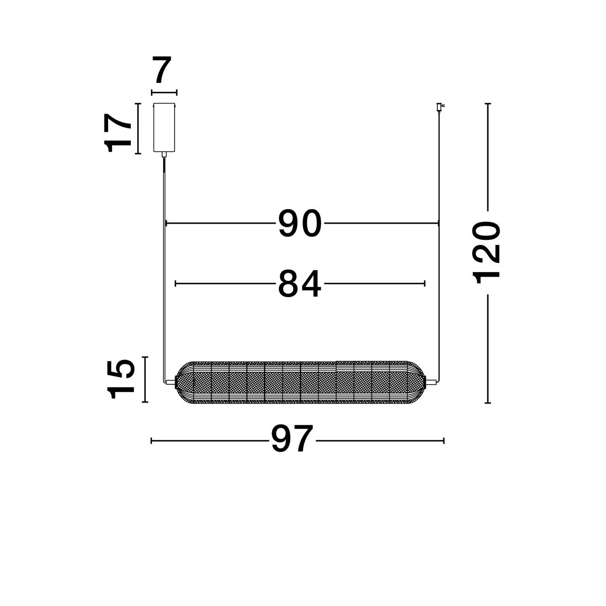 zachwycająca lampa wisząca Luces Exclusivas TIPUANI LE44627
