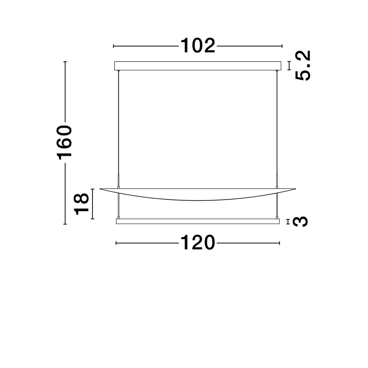 wyjątkowa lampa wisząca Luces Exclusivas TIRAQUE LE44631