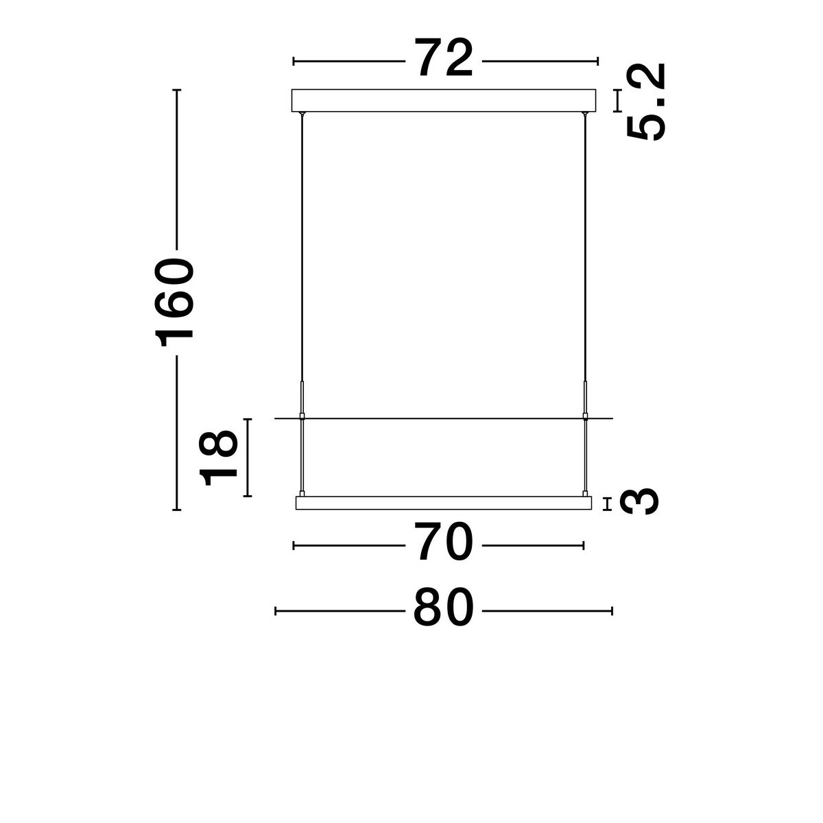 wspaniała lampa wisząca Luces Exclusivas TIRAQUE LE44634