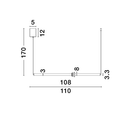 wybitna lampa wisząca Luces Exclusivas URUBICHA LE44689
