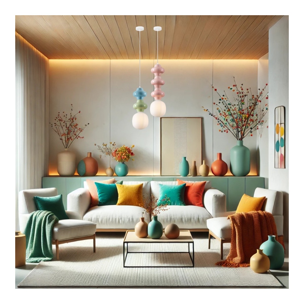 wytworna lampa wisząca Luces Exclusivas VILROSA LE44563