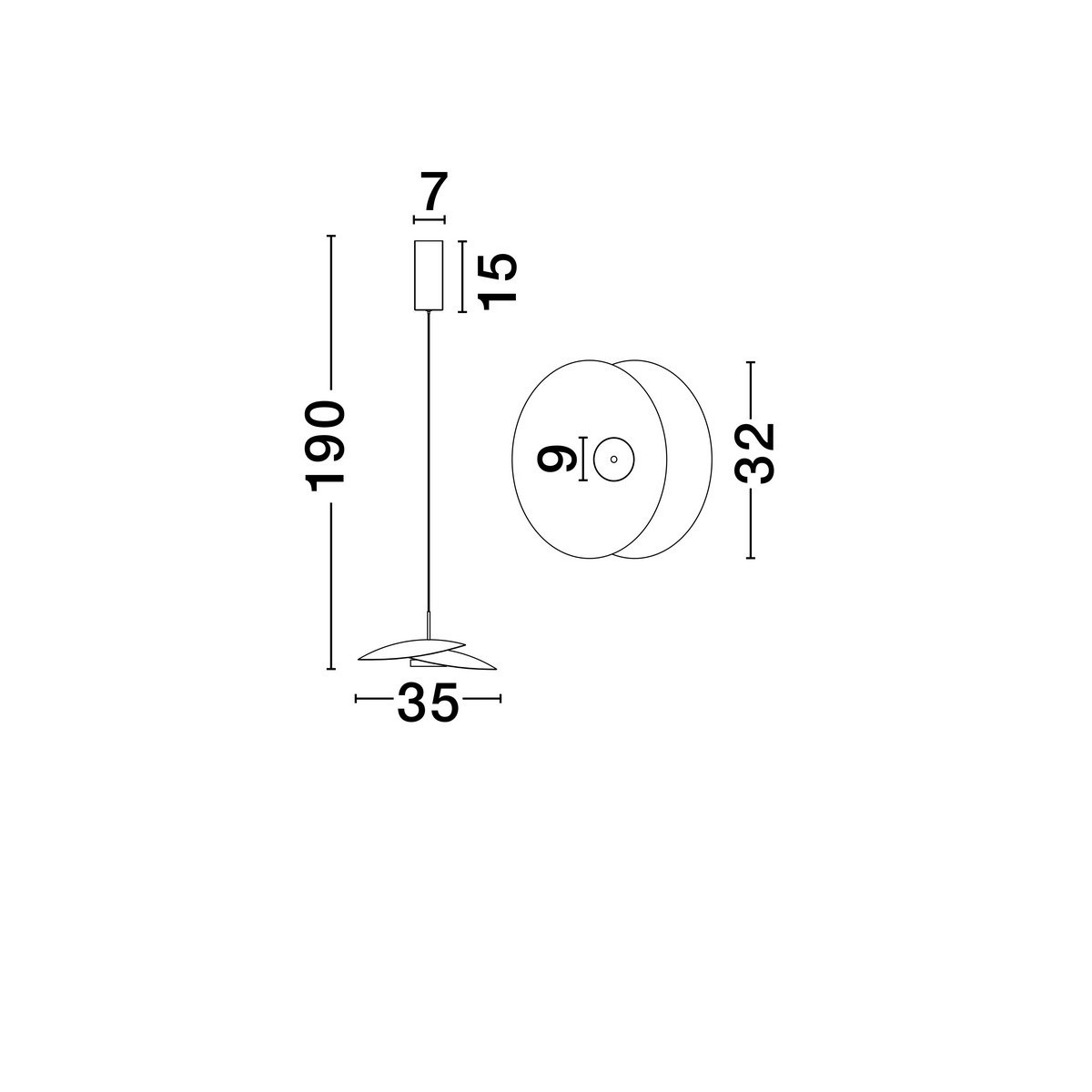 jedyna w swoim rodzaju lampa wisząca Luces Exclusivas YACUIBA LE44646