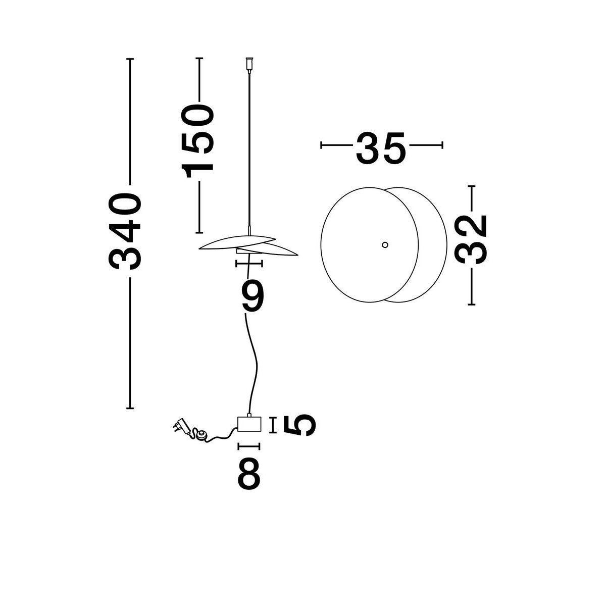 imponująca lampa stojąca Luces Exclusivas YACUIBA LE44738