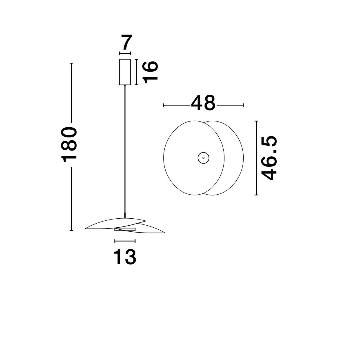 gustowna lampa wisząca Luces Exclusivas YACUIBA LE44739