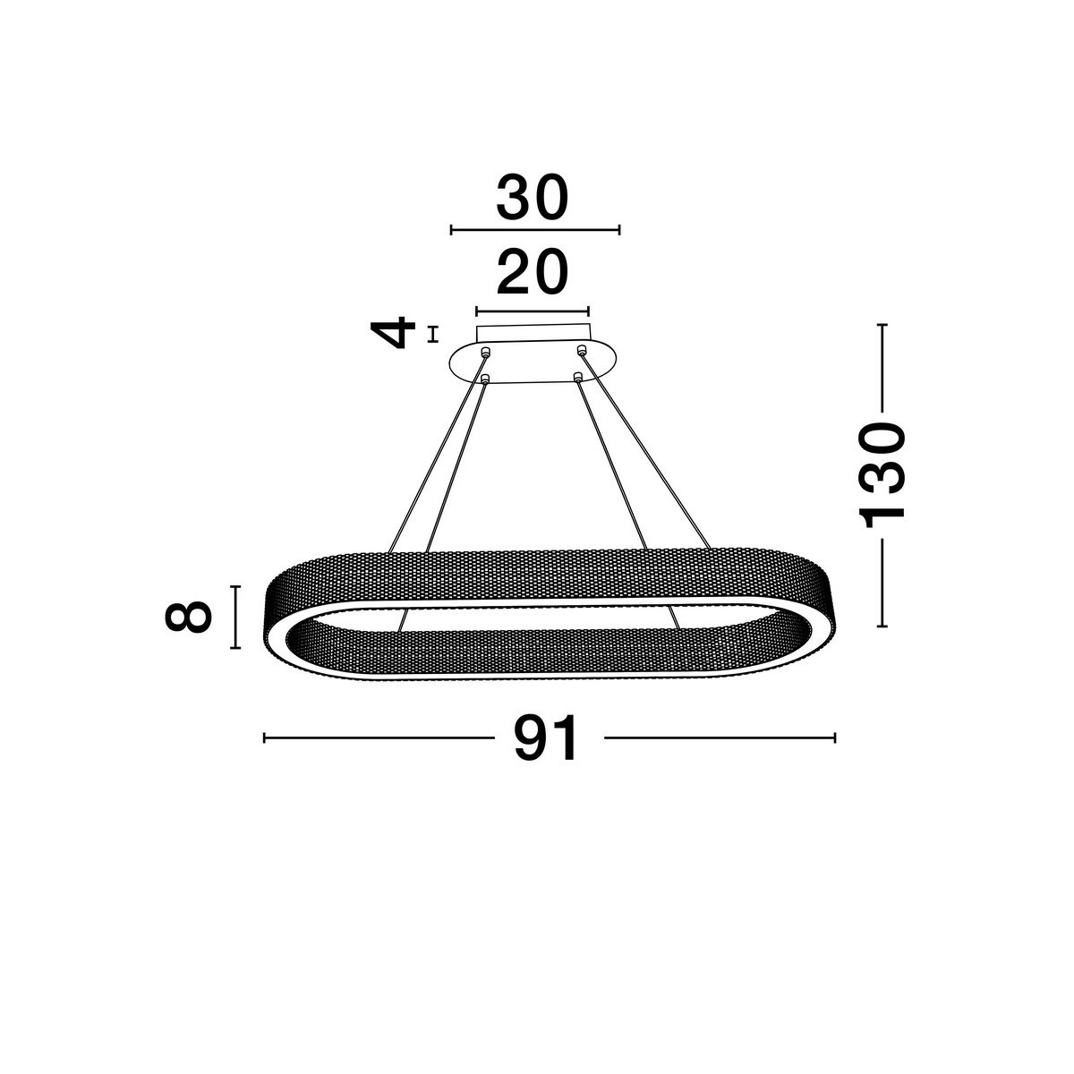 współczesna lampa wisząca Luces Exclusivas YOTAU LE44730