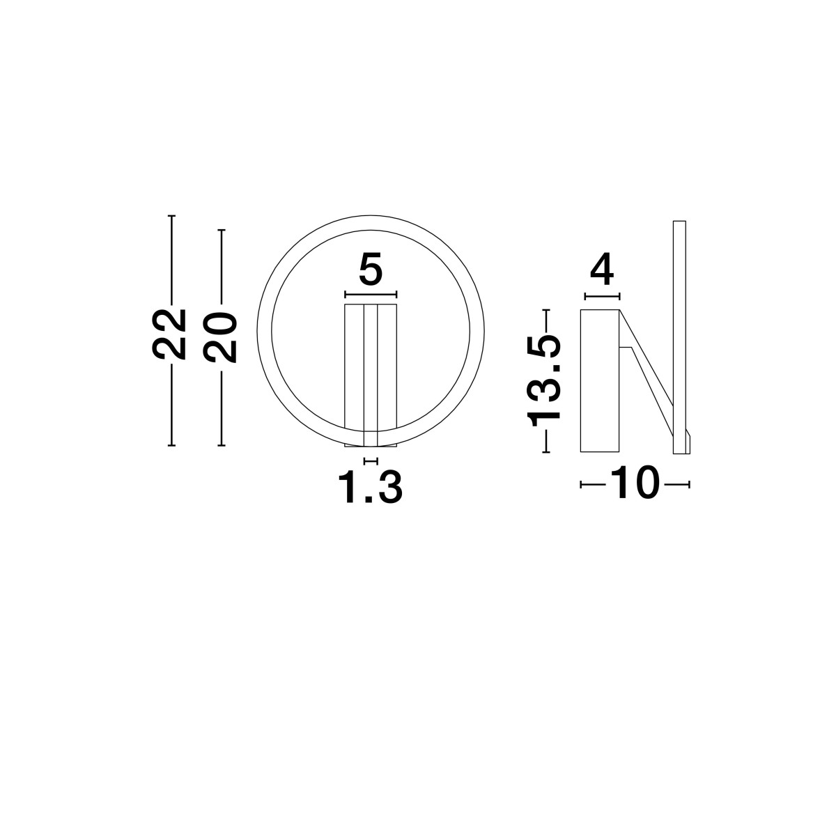 Niepowtarzalny kinkiet Luces Exclusivas ZUDANEZ LE44768