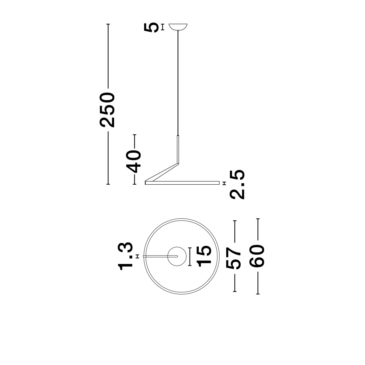postępowa lampa wisząca Luces Exclusivas ZUDANEZ LE44773